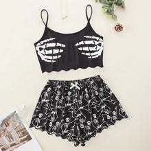 Load image into Gallery viewer, Pijamas Feminino 14 Patterns 2 Pieces Pajamas for Women Summer Sleepwear Nightgown Ladies Sexy Lingerie Pyjamas Halloween - Larry's Anything Goes