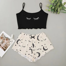 Load image into Gallery viewer, Pijamas Feminino 14 Patterns 2 Pieces Pajamas for Women Summer Sleepwear Nightgown Ladies Sexy Lingerie Pyjamas Halloween - Larry's Anything Goes