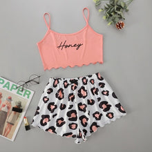 Load image into Gallery viewer, Pijamas Feminino 14 Patterns 2 Pieces Pajamas for Women Summer Sleepwear Nightgown Ladies Sexy Lingerie Pyjamas Halloween - Larry's Anything Goes