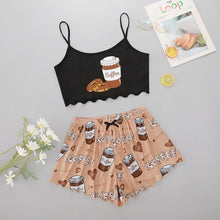 Load image into Gallery viewer, Pijamas Feminino 14 Patterns 2 Pieces Pajamas for Women Summer Sleepwear Nightgown Ladies Sexy Lingerie Pyjamas Halloween - Larry's Anything Goes