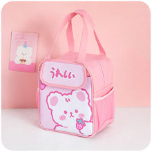Load image into Gallery viewer, Kawaii Lunch Bag Women Cute Bear Picnic Travel Thermal Breakfast Box Girls School Child Convenient Lunch Box Tote Food Bags 118 - Larry's Anything Goes
