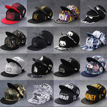 Load image into Gallery viewer, Flat Hat Along Male Han Edition Hip-hop Cap Wet Summer Joker Fashion Popular Logo Baseball Cap Leisure Female Flat Brim Cap - Larry's Anything Goes