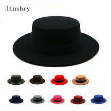 Load image into Gallery viewer, Winter Autumn Imitation Woolen Women Men Ladies Fedoras Top Jazz European American Round Caps Bowler Hats Feminino Gorra - Larry's Anything Goes