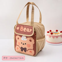 Load image into Gallery viewer, Kawaii Lunch Bag Women Cute Bear Picnic Travel Thermal Breakfast Box Girls School Child Convenient Lunch Box Tote Food Bags 118 - Larry's Anything Goes