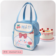 Load image into Gallery viewer, Kawaii Lunch Bag Women Cute Bear Picnic Travel Thermal Breakfast Box Girls School Child Convenient Lunch Box Tote Food Bags 118 - Larry's Anything Goes