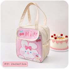 Load image into Gallery viewer, Kawaii Lunch Bag Women Cute Bear Picnic Travel Thermal Breakfast Box Girls School Child Convenient Lunch Box Tote Food Bags 118 - Larry's Anything Goes