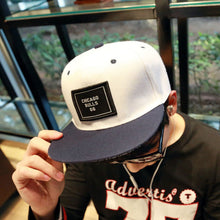 Load image into Gallery viewer, Flat Hat Along Male Han Edition Hip-hop Cap Wet Summer Joker Fashion Popular Logo Baseball Cap Leisure Female Flat Brim Cap - Larry's Anything Goes