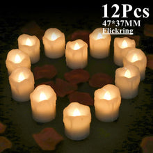 Load image into Gallery viewer, 6/24Pcs Flameless LED Candles Tea Light Creative Lamp Battery Powered Home Wedding Birthday Party Decoration Lighting Dropship - Larry's Anything Goes
