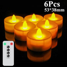 Load image into Gallery viewer, 6/24Pcs Flameless LED Candles Tea Light Creative Lamp Battery Powered Home Wedding Birthday Party Decoration Lighting Dropship - Larry's Anything Goes
