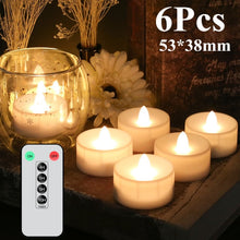 Load image into Gallery viewer, 6/24Pcs Flameless LED Candles Tea Light Creative Lamp Battery Powered Home Wedding Birthday Party Decoration Lighting Dropship - Larry's Anything Goes