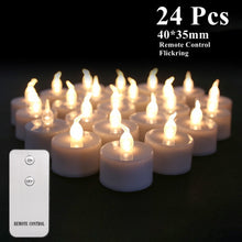 Load image into Gallery viewer, 6/24Pcs Flameless LED Candles Tea Light Creative Lamp Battery Powered Home Wedding Birthday Party Decoration Lighting Dropship - Larry's Anything Goes