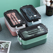 Load image into Gallery viewer, Lunch Box Bento Box for School Kids Office Worker 3layers Microwae Heating Lunch Container Food Storage Box - Larry's Anything Goes