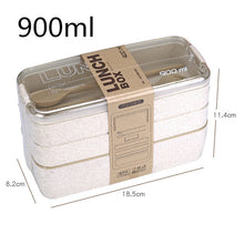 Load image into Gallery viewer, Lunch Box Bento Box for School Kids Office Worker 3layers Microwae Heating Lunch Container Food Storage Box - Larry's Anything Goes