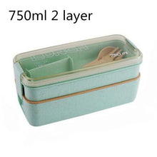 Load image into Gallery viewer, Lunch Box Bento Box for School Kids Office Worker 3layers Microwae Heating Lunch Container Food Storage Box - Larry's Anything Goes