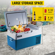 Load image into Gallery viewer, VEVOR Mini Car Refrigerator Fridge Freezer 12V/24V DC 110-240V AC Portable Cooler 20L-55L for Camping Picnic Boating Caravan Bar - Larry's Anything Goes