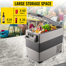 Load image into Gallery viewer, VEVOR Mini Car Refrigerator Fridge Freezer 12V/24V DC 110-240V AC Portable Cooler 20L-55L for Camping Picnic Boating Caravan Bar - Larry's Anything Goes