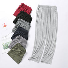 Load image into Gallery viewer, Summer Men's Modal Sleeping Pants Solid Sleep Trousers Mens Pajamas Bottoms Soft Sleepwear Pyjama Homewear 2022 Spring autumn - Larry's Anything Goes