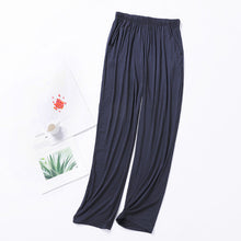 Load image into Gallery viewer, Summer Men's Modal Sleeping Pants Solid Sleep Trousers Mens Pajamas Bottoms Soft Sleepwear Pyjama Homewear 2022 Spring autumn - Larry's Anything Goes