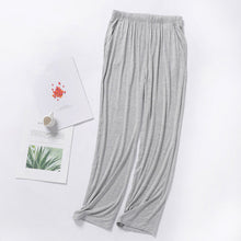 Load image into Gallery viewer, Summer Men's Modal Sleeping Pants Solid Sleep Trousers Mens Pajamas Bottoms Soft Sleepwear Pyjama Homewear 2022 Spring autumn - Larry's Anything Goes