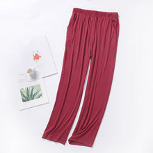 Load image into Gallery viewer, Summer Men's Modal Sleeping Pants Solid Sleep Trousers Mens Pajamas Bottoms Soft Sleepwear Pyjama Homewear 2022 Spring autumn - Larry's Anything Goes