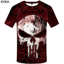 Load image into Gallery viewer, KYKU Skull T Shirt Men Devil Tshirt Punk Rock Clothes 3d T-shirt Hip Hop Tee Casual Cool Mens Clothing 2018 New Summer Top Homme - Larry's Anything Goes