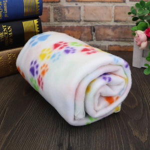 Soft Cute Pet Dog Blanket Winter Warm Cat Dog Bed Mat Print Sleeping Mattress Small Medium Large Dogs Fleece Pet Supplies - Larry's Anything Goes