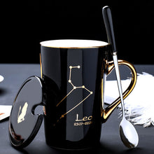 Load image into Gallery viewer, 420ml Simple 12 Constellation Mugs New Bone China Gold-painted Handle Creative Ceramic Mugs Friends Gift Taza Office Coffe Mug - Larry&#39;s Anything Goes