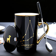 Load image into Gallery viewer, 420ml Simple 12 Constellation Mugs New Bone China Gold-painted Handle Creative Ceramic Mugs Friends Gift Taza Office Coffe Mug - Larry&#39;s Anything Goes