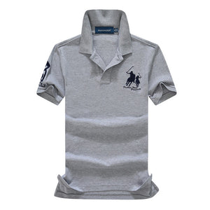 Polo marque vêtements hommes mode décontracté hommes polos solide décontracté Polo t-shirt hauts de haute qualité Slim Fit chemise hommes 908 - Larry's Anything Goes