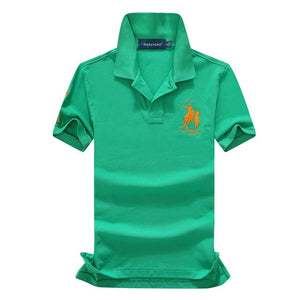 Polo marque vêtements hommes mode décontracté hommes polos solide décontracté Polo t-shirt hauts de haute qualité Slim Fit chemise hommes 908 - Larry's Anything Goes