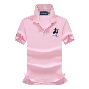 Polo marque vêtements hommes mode décontracté hommes polos solide décontracté Polo t-shirt hauts de haute qualité Slim Fit chemise hommes 908 - Larry's Anything Goes