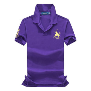 Polo marque vêtements hommes mode décontracté hommes polos solide décontracté Polo t-shirt hauts de haute qualité Slim Fit chemise hommes 908 - Larry's Anything Goes
