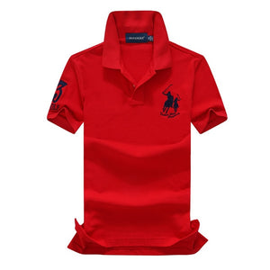 Polo marque vêtements hommes mode décontracté hommes polos solide décontracté Polo t-shirt hauts de haute qualité Slim Fit chemise hommes 908 - Larry's Anything Goes