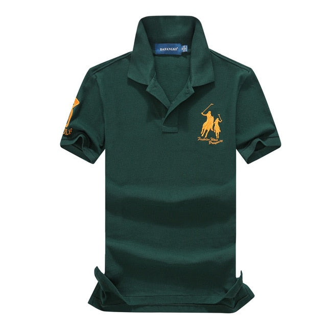 Polo marque vêtements hommes mode décontracté hommes polos solide décontracté Polo t-shirt hauts de haute qualité Slim Fit chemise hommes 908 - Larry's Anything Goes