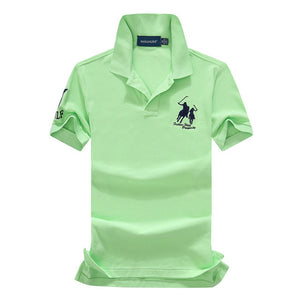 Polo marque vêtements hommes mode décontracté hommes polos solide décontracté Polo t-shirt hauts de haute qualité Slim Fit chemise hommes 908 - Larry's Anything Goes