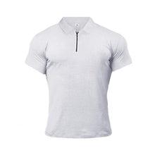Load image into Gallery viewer, Muscleguys Man Fashion Polo Shirt Casual Fashion Plain Color Short Sleeve High Quality Slim Polo Shirt Men Fitness Polo homme - Larry&#39;s Anything Goes