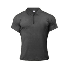 Load image into Gallery viewer, Muscleguys Man Fashion Polo Shirt Casual Fashion Plain Color Short Sleeve High Quality Slim Polo Shirt Men Fitness Polo homme - Larry&#39;s Anything Goes