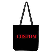 Load image into Gallery viewer, doginthehole Custom Your Own Logo/Image/Text/Name Print Women&#39;s Shopping Bags Personalized Female Canvas tote Bag Casual Bags - Larry&#39;s Anything Goes