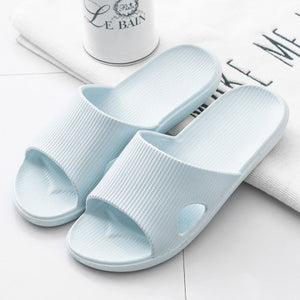 2020 New Slippers Women Summer Thick Bottom Indoor Home Couples Home Bathroom Non-slip Soft Ins Tide To Wear Cool Slippers - Larry's Anything Goes