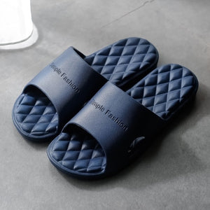 2020 New Slippers Women Summer Thick Bottom Indoor Home Couples Home Bathroom Non-slip Soft Ins Tide To Wear Cool Slippers - Larry's Anything Goes