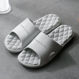 2020 New Slippers Women Summer Thick Bottom Indoor Home Couples Home Bathroom Non-slip Soft Ins Tide To Wear Cool Slippers - Larry's Anything Goes