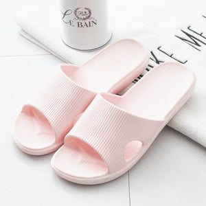 2020 New Slippers Women Summer Thick Bottom Indoor Home Couples Home Bathroom Non-slip Soft Ins Tide To Wear Cool Slippers - Larry's Anything Goes