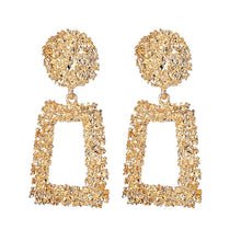Load image into Gallery viewer, FNIO Fashion Vintage Earrings For Women Big Geometric Statement Gold Metal Drop Earrings 2020 Trendy Earings Jewelry Accessories - Larry's Anything Goes