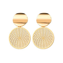 Load image into Gallery viewer, FNIO Fashion Vintage Earrings For Women Big Geometric Statement Gold Metal Drop Earrings 2020 Trendy Earings Jewelry Accessories - Larry's Anything Goes