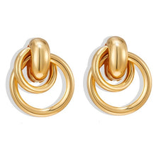 Load image into Gallery viewer, FNIO Fashion Vintage Earrings For Women Big Geometric Statement Gold Metal Drop Earrings 2020 Trendy Earings Jewelry Accessories - Larry's Anything Goes