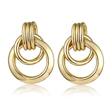 Load image into Gallery viewer, FNIO Fashion Vintage Earrings For Women Big Geometric Statement Gold Metal Drop Earrings 2020 Trendy Earings Jewelry Accessories - Larry's Anything Goes