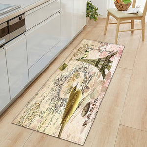 modern Kitchen Mat Long Strip Bedroom Entrance Doormat 3D Pattern Home Floor Decoration Living Room Carpet Bathroom Non-Slip Rug - Larry's Anything Goes