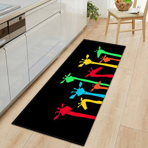 modern Kitchen Mat Long Strip Bedroom Entrance Doormat 3D Pattern Home Floor Decoration Living Room Carpet Bathroom Non-Slip Rug - Larry's Anything Goes