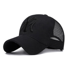 Load image into Gallery viewer, Girls Summer Cap Black Ribbon Decorate Wavy Straw Hat For Girls Children Panama Hat Kids Sun Cap Baby Beach Hats - Larry&#39;s Anything Goes