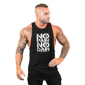 Brand Gyms Clothing Mens Bodybuilding Hooded Tank Top Cotton Sleeveless Vest Sweatshirt Fitness Workout Sportswear Tops Male - Larry's Anything Goes